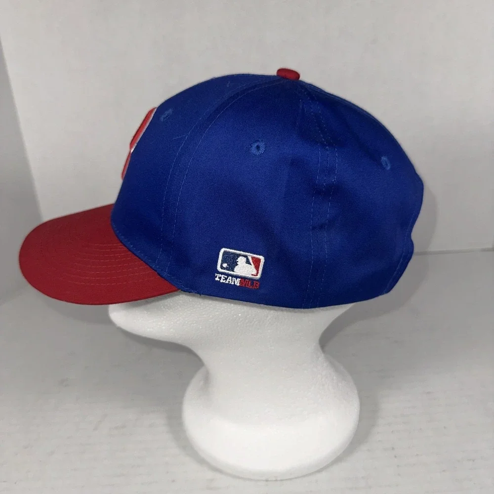 Philadelphia Phillies Hat Cap Adjustable One Size‎ Hook Loop Blue Baseball MLB